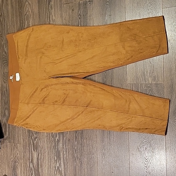 ❤️ NWT! JESSICA LONDON FAUX SUEDE LEGGINGS, 28W - Picture 1 of 5